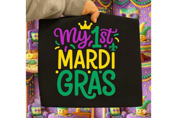 Celebrate Baby's First Carnival with This Festive Mardi Gras Design