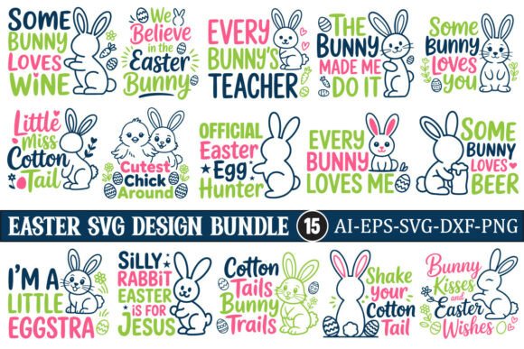 Fresh Spring Graphics for Your Easter Projects