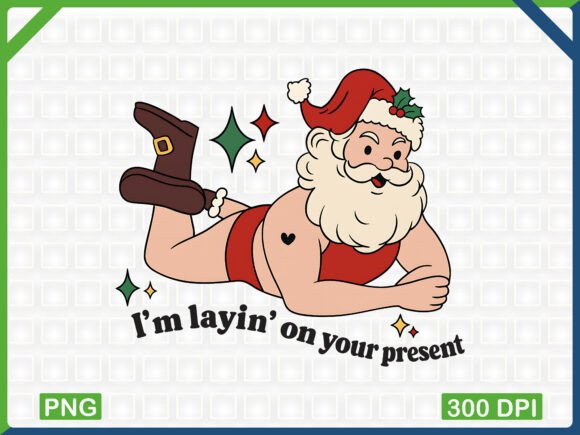 I'm Layin' on Your Present: A Playful PNG for Creative Projects