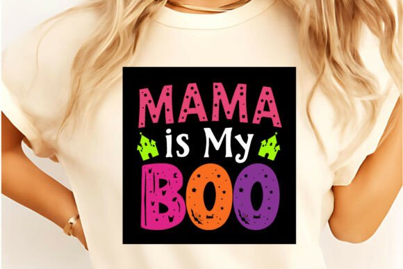 Mama is My Boo: A Sweet Halloween Design for Your Creations