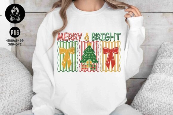 Merry & Bright: A Festive PNG for Your Holiday Creations