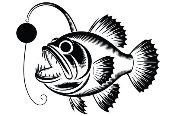 Reel in the Market: The All-American USA Fish T-Shirt Design