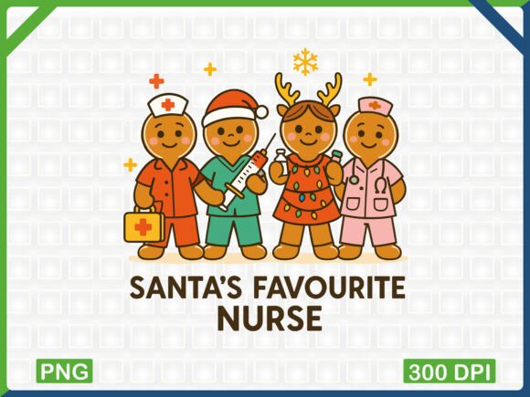 Sweeten Your Holiday Projects with This Festive Nurse Design