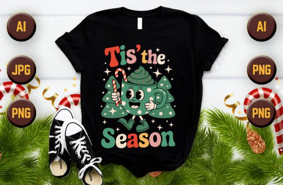 Tis the Season Christmas T-Shirt Design: A Festive Must-Have