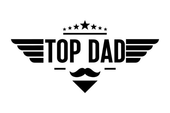 Top Dad Minimal Badge Design: A Clean Asset for Modern Branding