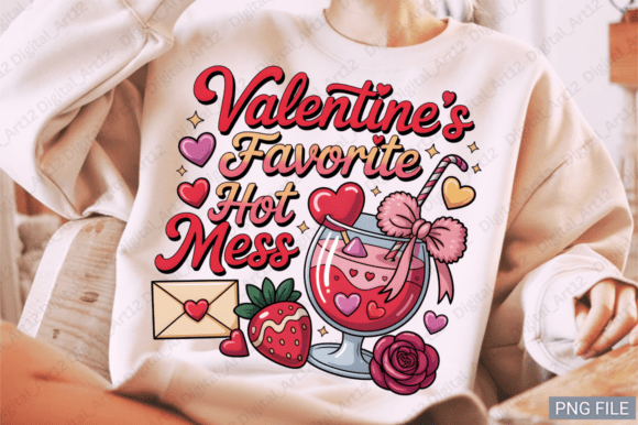 Valentine S Favorite Hot Mess: Your Go-To PNG Design